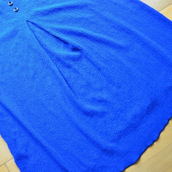 Ali Miles Women's Crinkle Top Blouse Tunic Size L - Picture 7 of 10